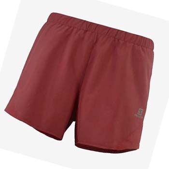 Bermudas Salomon CROSS REBEL 4'' Mujer Rojos | MX 2352AHK